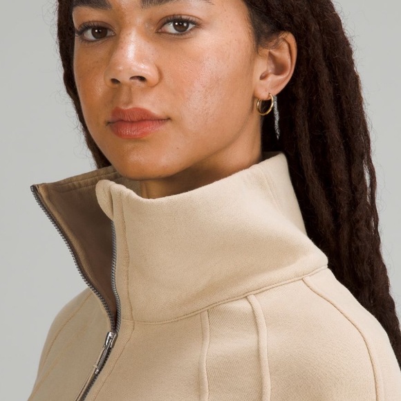 Lululemon Scuba Oversized Funnel Neck Half-Zip Trench Size XS/S - Picture 4 of 5